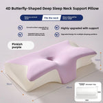 Ergonomic Butterfly Memory Foam Neck Pillow