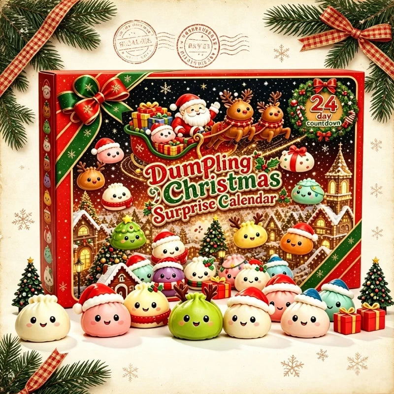 Christmas Squishy Advent Calendar Blind Box
