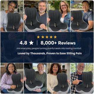 ContourFlow™ Ergonomic Seat Cushion