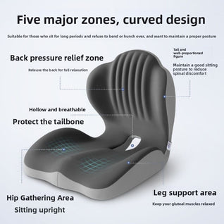 ContourFlow™ Ergonomic Seat Cushion