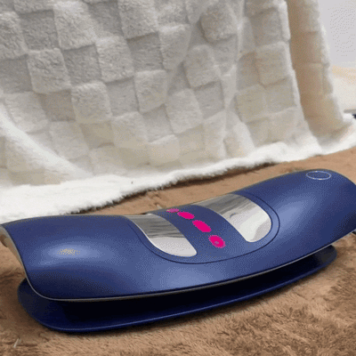 LumbarLift Pro back lumbar massager showing ergonomic design and adjustable massage rollers for targeted relief.
